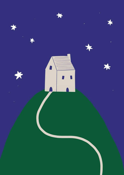 Greetings Card House on Hill Greetings Card homeware shops bristol gift shops bristol Do It Later Illustration