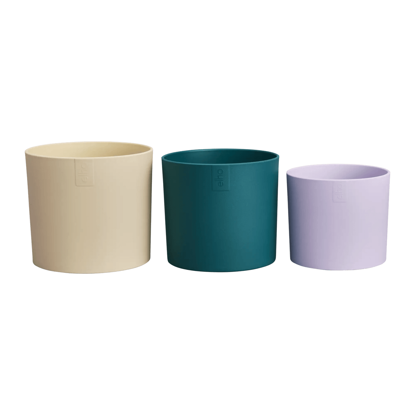 Recycled Plastic Plant Pot - Lex Pott Collection (set of 3) 'Velvet Cream' homeware shops bristol gift shops bristol Elho