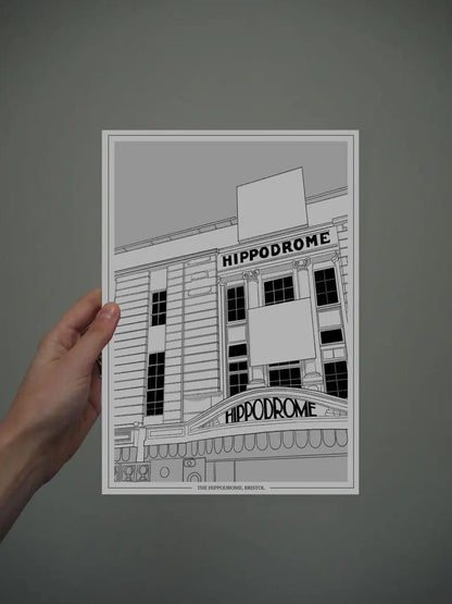 Print Hippodrome Print - A4 (various colours) homeware shops bristol gift shops bristol Ellie Rowe Design