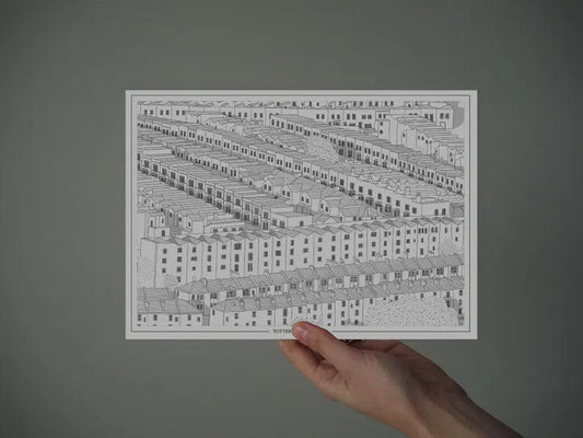 Print Holy Nativity, Totterdown Print - A4 (various colours) homeware shops bristol gift shops bristol Ellie Rowe Design