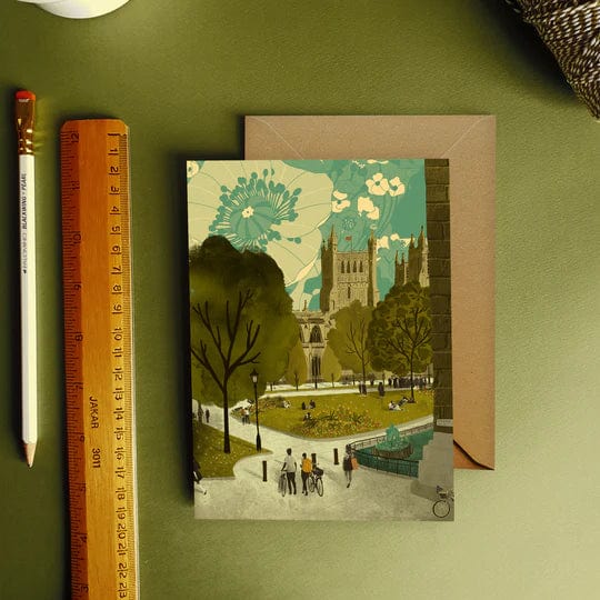 Greetings Card College Green Greeting Card Bristol Scenes Greetings Card (various designs) homeware shops bristol gift shops bristol Emy Lou Holmes