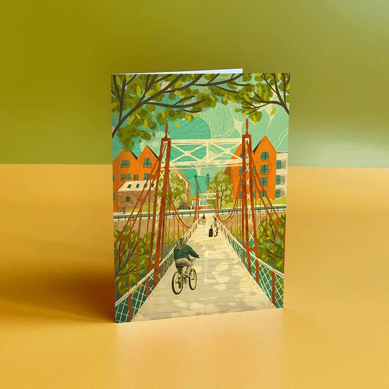 Greetings Card Gaol Ferry Steps Greeting Card Bristol Scenes Greetings Card (various designs) homeware shops bristol gift shops bristol Emy Lou Holmes