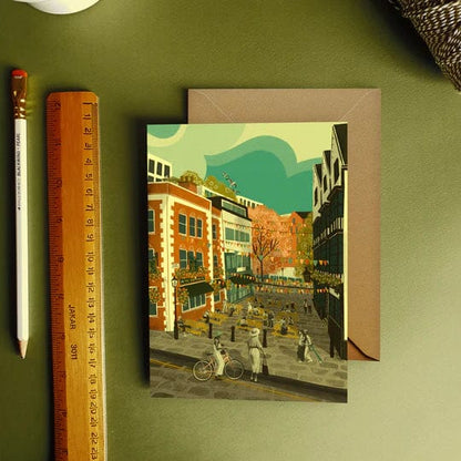 Greetings Card King Street Greeting Card Bristol Scenes Greetings Card (various designs) homeware shops bristol gift shops bristol Emy Lou Holmes