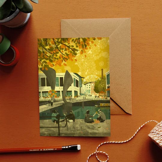 Greetings Card Pero's Bridge Greeting Card Bristol Scenes Greetings Card (various designs) homeware shops bristol gift shops bristol Emy Lou Holmes