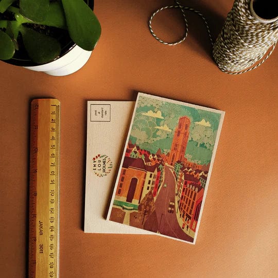 Postcard Park Street Wooden Postcard Bristol Scenes Wooden Postcard (various designs) homeware shops bristol gift shops bristol Emy Lou Holmes