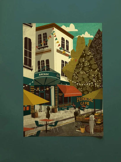 Print Clifton Village A3 Print Bristol Scenes A3 Print (various designs) homeware shops bristol gift shops bristol Emy Lou Holmes