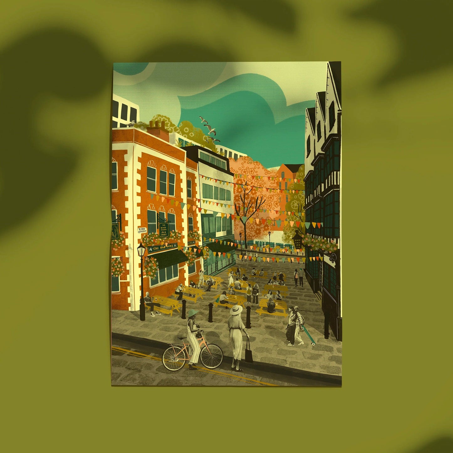 Print King Street A3 Print Bristol Scenes A3 Print (various designs) homeware shops bristol gift shops bristol Emy Lou Holmes