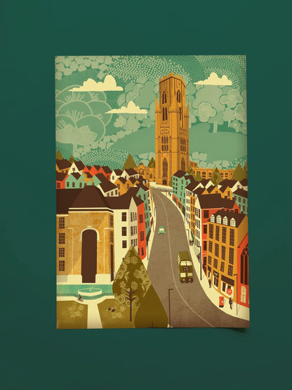 Print Park Street A3 Print Bristol Scenes A3 Print (various designs) homeware shops bristol gift shops bristol Emy Lou Holmes