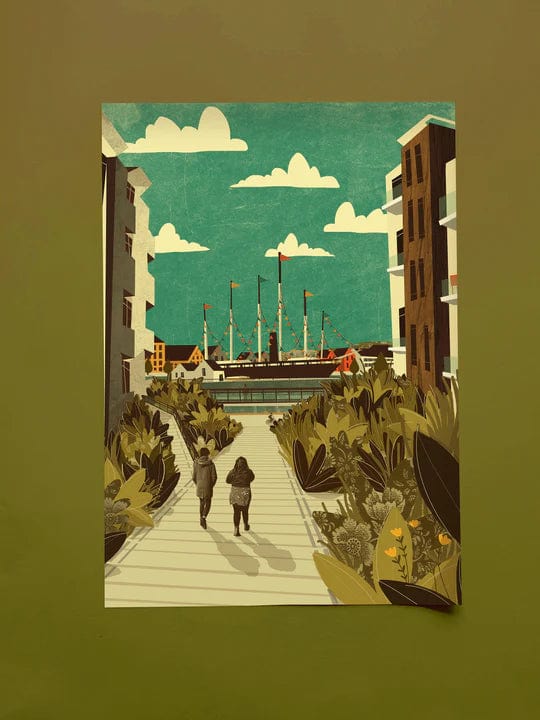Print SS Great Britain A3 Print Bristol Scenes A3 Print (various designs) homeware shops bristol gift shops bristol Emy Lou Holmes