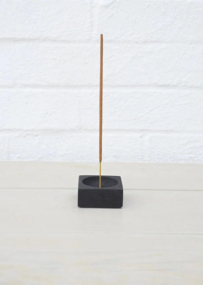 Incense Holder Black Concrete Incense Holder homeware shops bristol gift shops bristol Fern