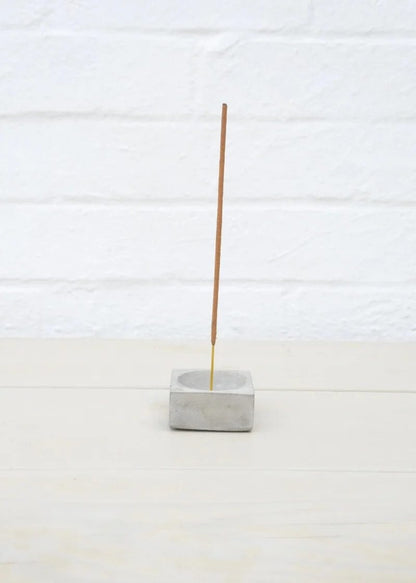 Incense Holder Natural Concrete Concrete Incense Holder homeware shops bristol gift shops bristol Fern