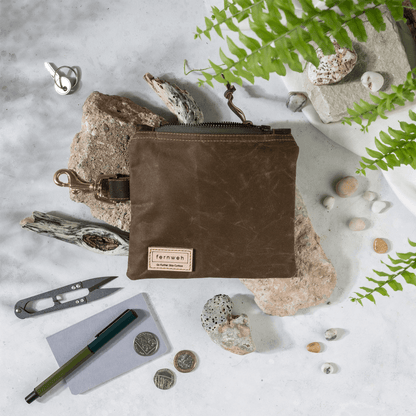 Purse / Wallet Bark Lochan -  Waxed Canvas Multi-Use Pouch (various colours) homeware shops bristol gift shops bristol Fernweh