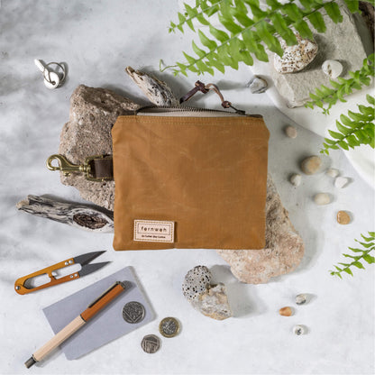 Purse / Wallet Sand Lochan -  Waxed Canvas Multi-Use Pouch (various colours) homeware shops bristol gift shops bristol Fernweh