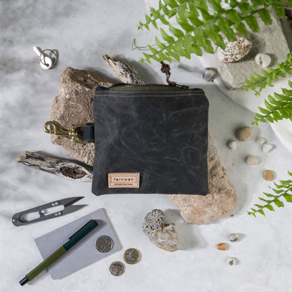 Purse / Wallet Scree Lochan -  Waxed Canvas Multi-Use Pouch (various colours) homeware shops bristol gift shops bristol Fernweh