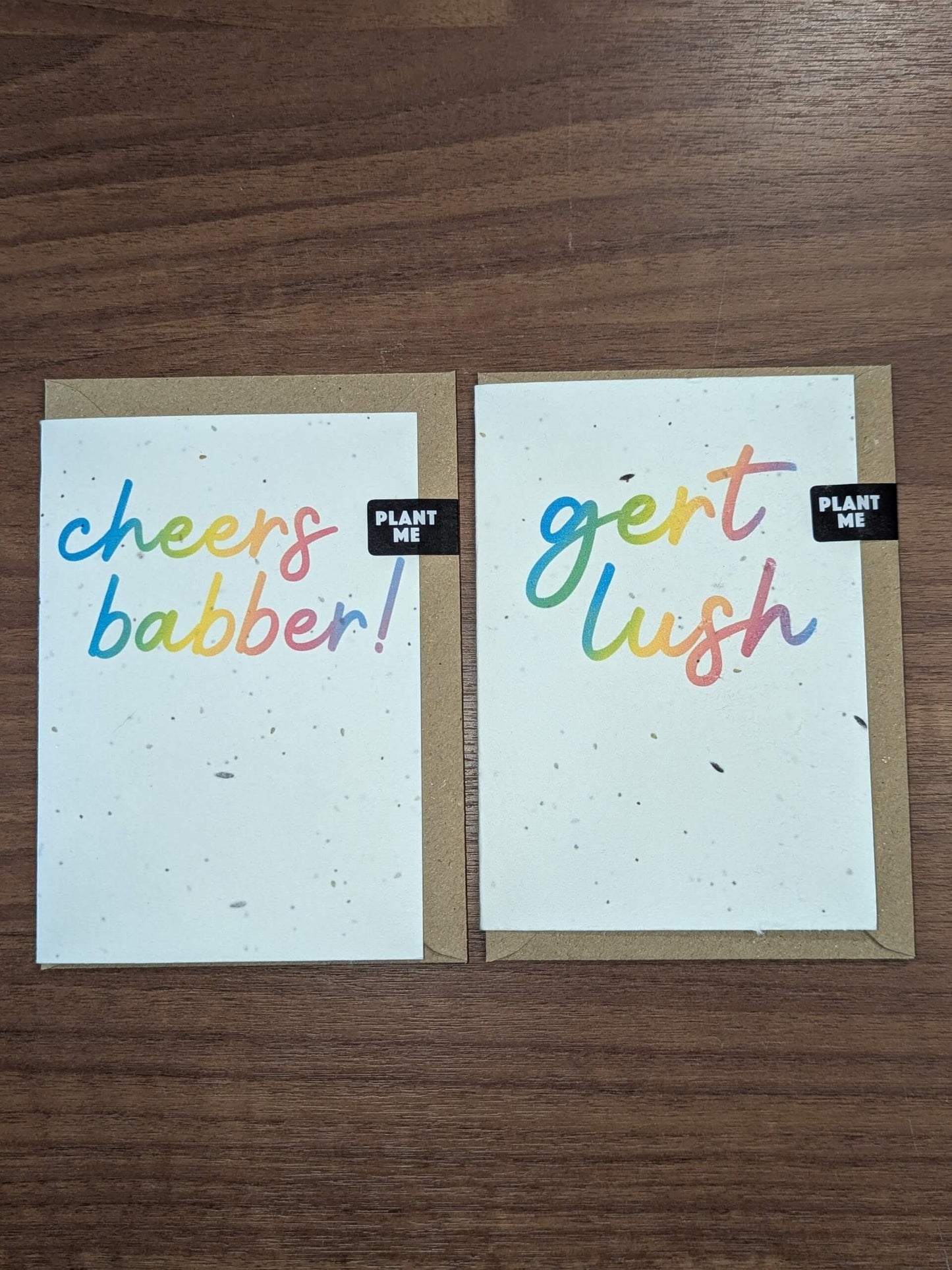 Greetings Card Plantable Seed Card - Two Designs homeware shops bristol gift shops bristol Flower Girl Studios