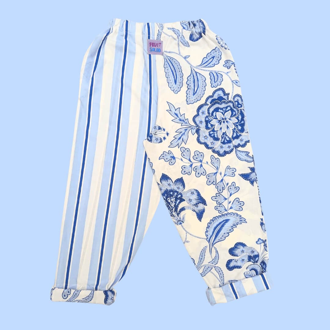 Clothing Medium (one size) Sustainable Trousers - Paisley Stripe homeware shops bristol gift shops bristol Fruit Salad