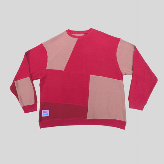 Rework Sweatshirt Large Sustainable Rework Sweatshirt - Rasberry homeware shops bristol gift shops bristol Fruit Salad