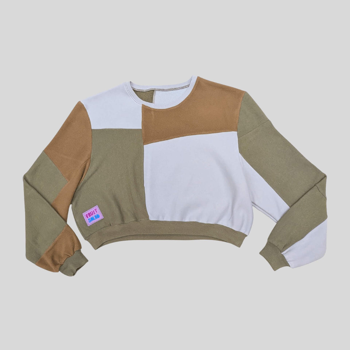 Sweatshirt Large Sustainable Cropped Sweatshirt -Earth & Sky homeware shops bristol gift shops bristol Fruit Salad
