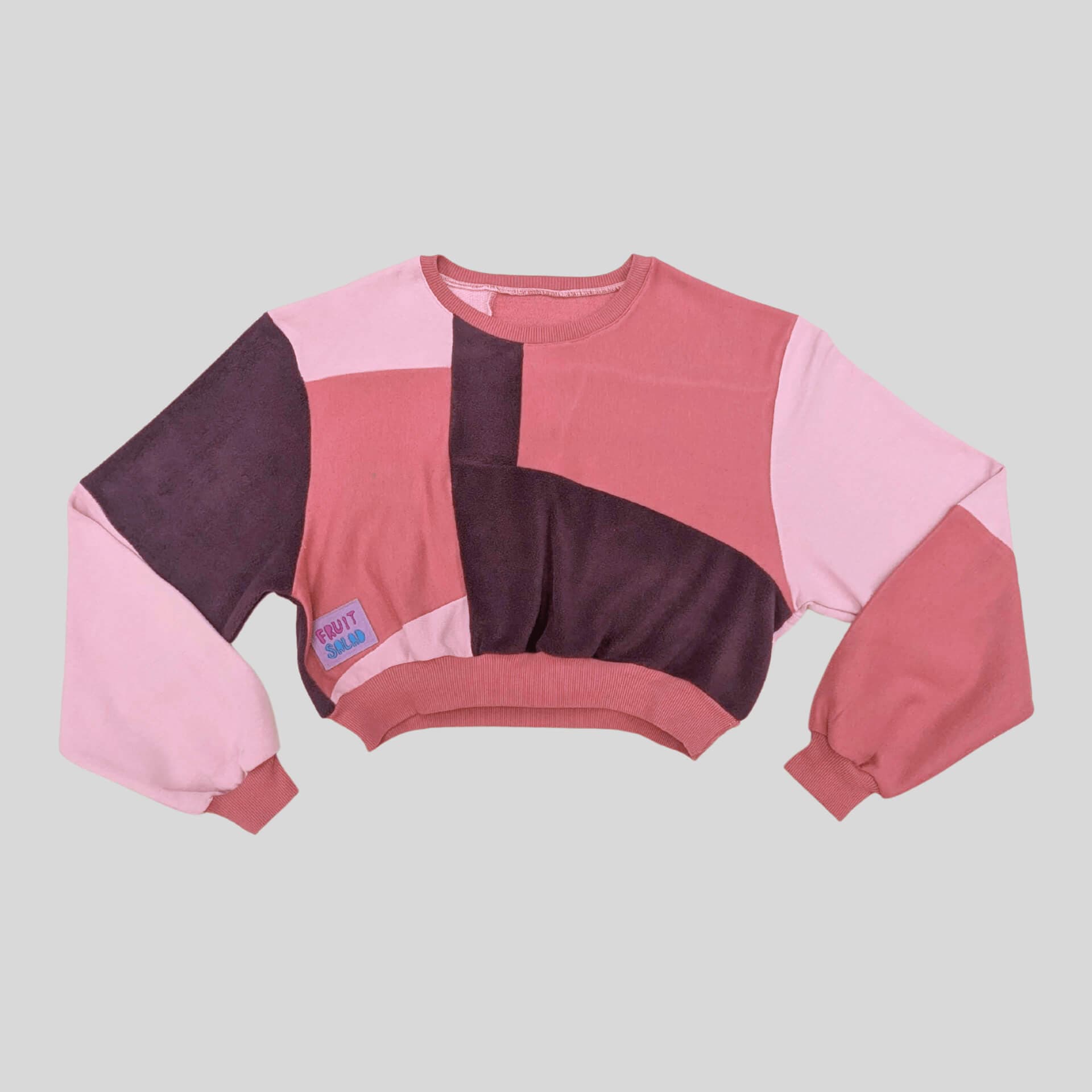 Sweatshirt Medium Sustainable Cropped Sweatshirt - Very Berry homeware shops bristol gift shops bristol Fruit Salad