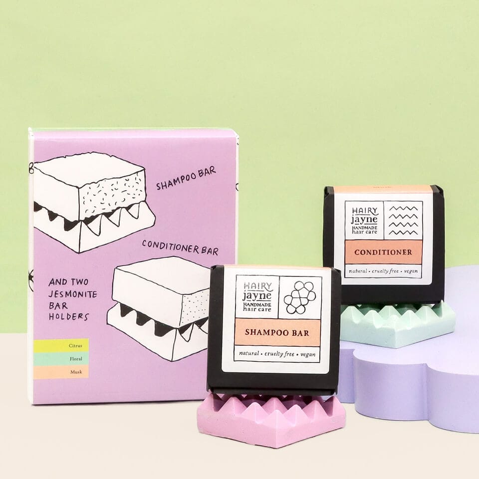 Haircare Zero Waste Hair Care Set homeware shops bristol gift shops bristol Hairy Jayne