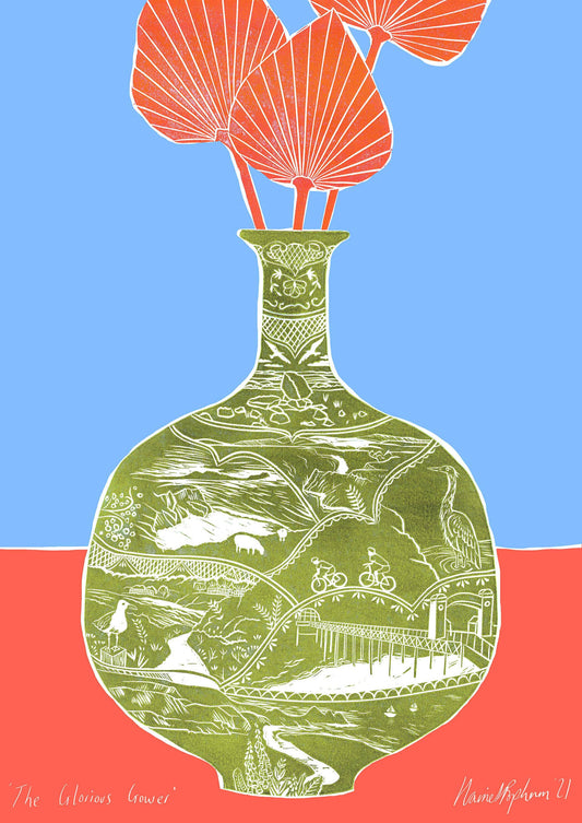 Prints Glorious Gower A3 Giclee Print (Unframed) homeware shops bristol gift shops bristol Harriet Popham