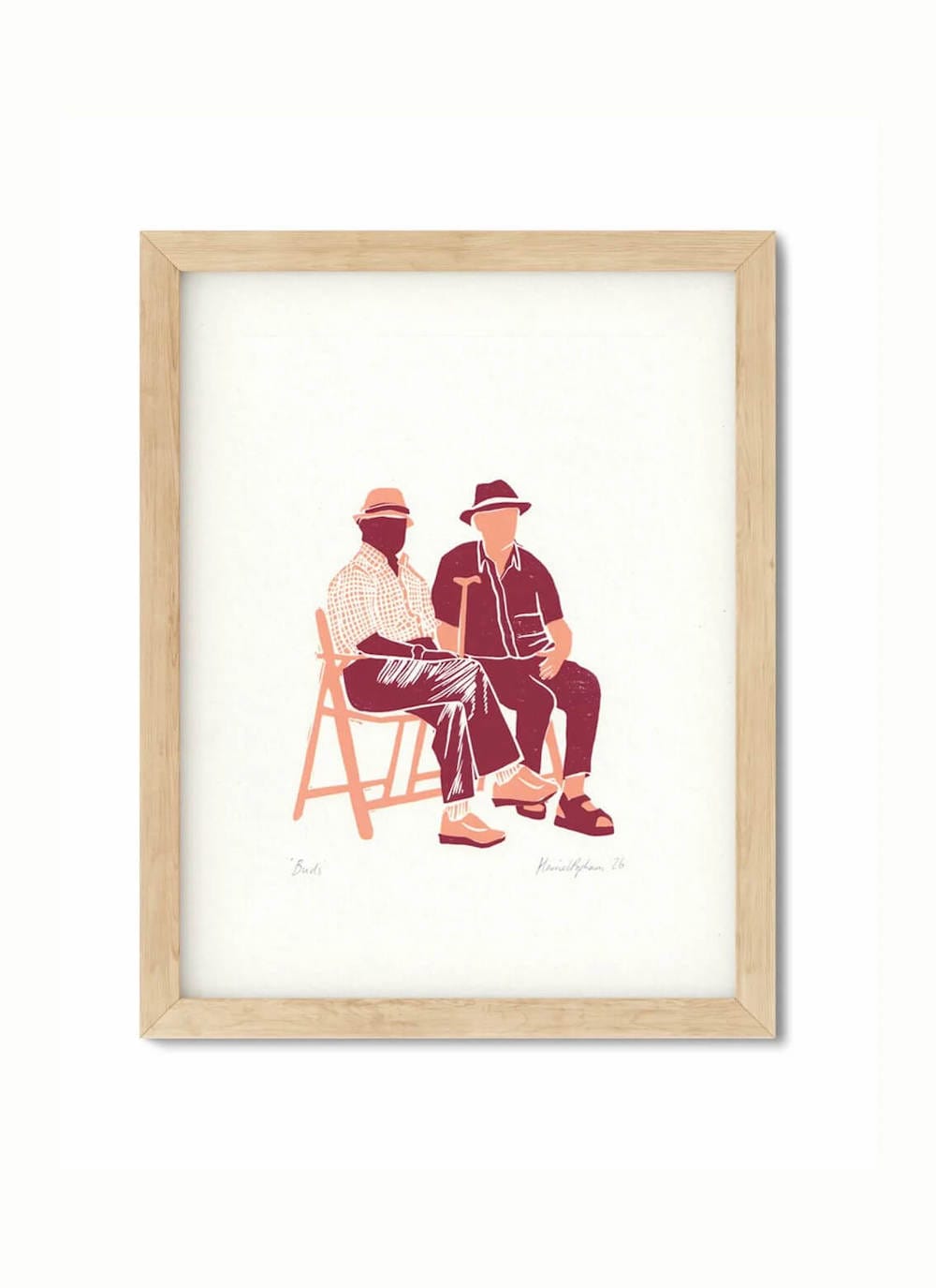 Prints Buds A4 Giclee Print homeware shops bristol gift shops bristol Harriet Popham