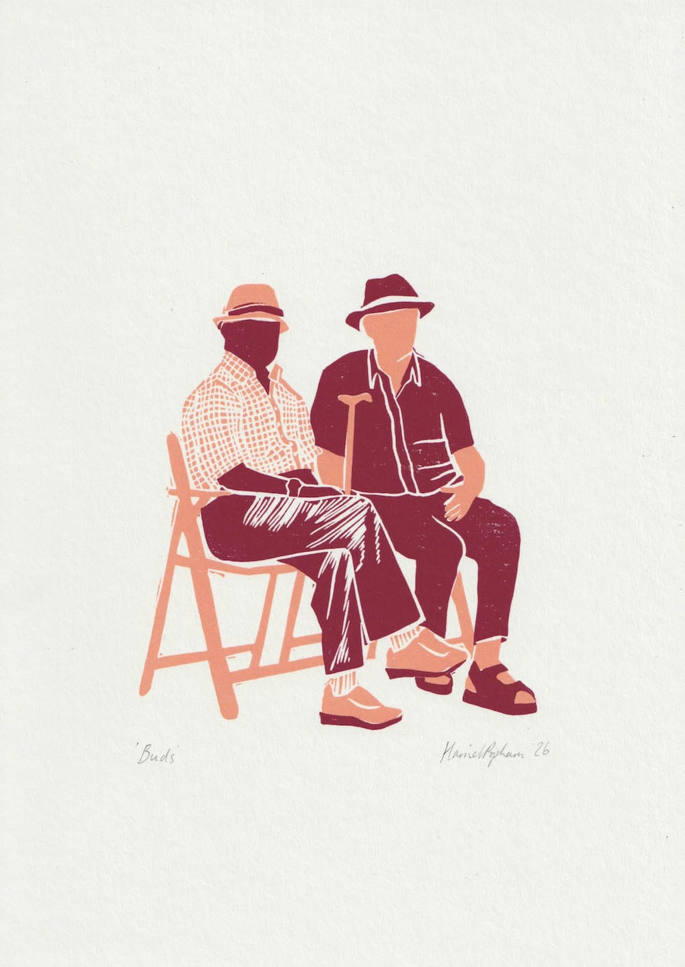 Prints Buds A4 Giclee Print homeware shops bristol gift shops bristol Harriet Popham