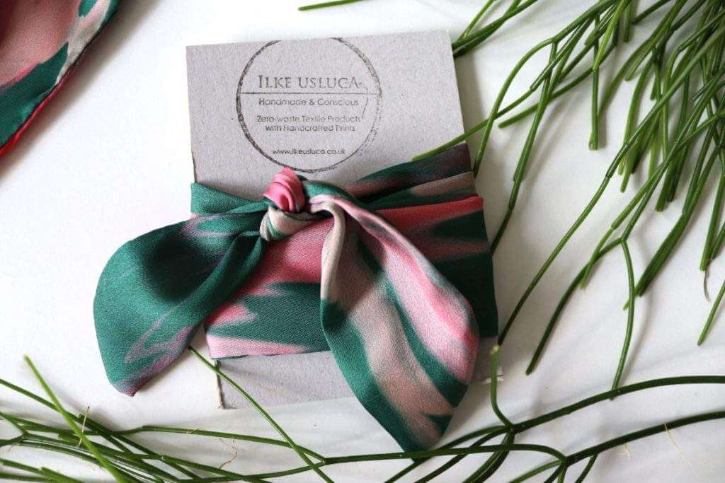 Head Scarf Head Scarf in 'Forest' Print homeware shops bristol gift shops bristol Ilke Usluca Design