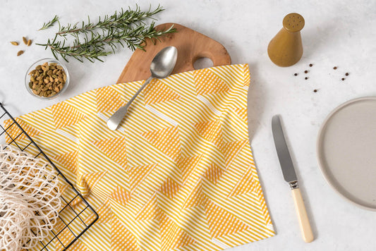 Tea Towel Tea Towel set in 'Sunshine' Print homeware shops bristol gift shops bristol Ilke Usluca Design