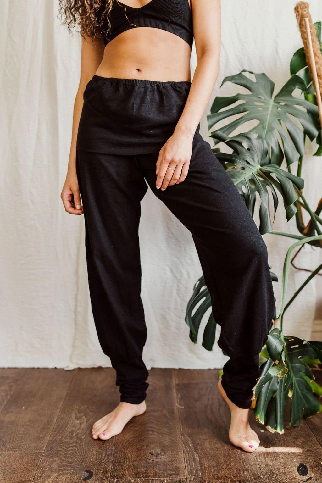 Black Bamboo Yoga Trouser (Various Colours) homeware shops bristol gift shops bristol Inka Free