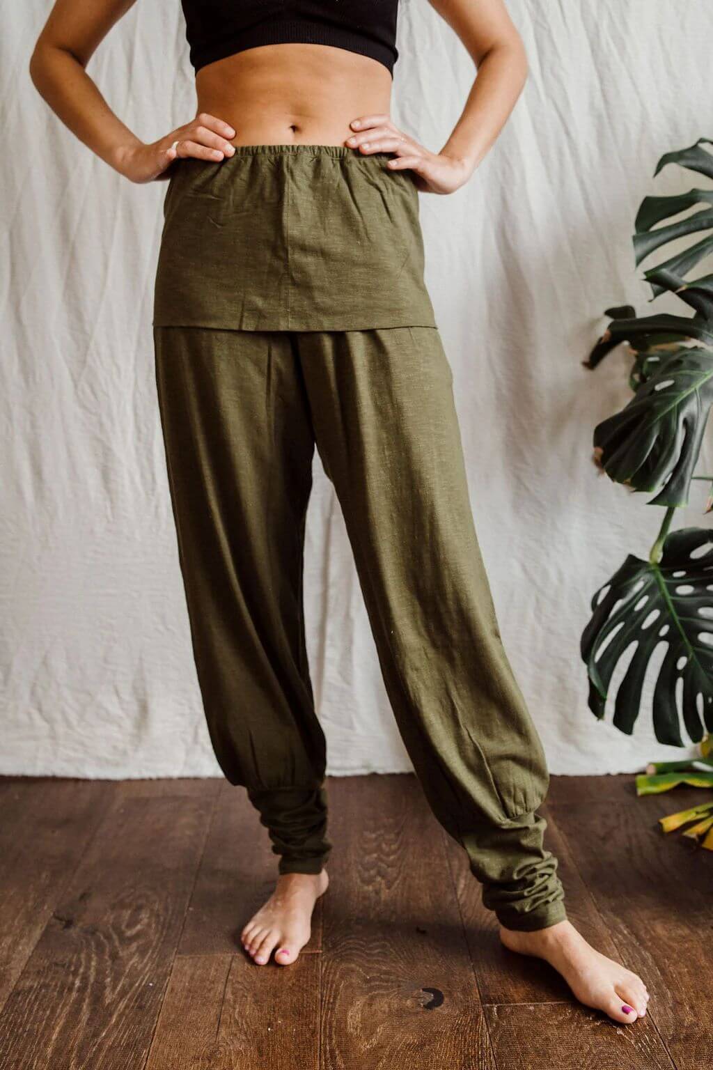 Green Bamboo Yoga Trouser (Various Colours) homeware shops bristol gift shops bristol Inka Free