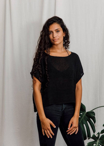 Clothing Black Everyday Boxy Tops (various colours) homeware shops bristol gift shops bristol Inka Free