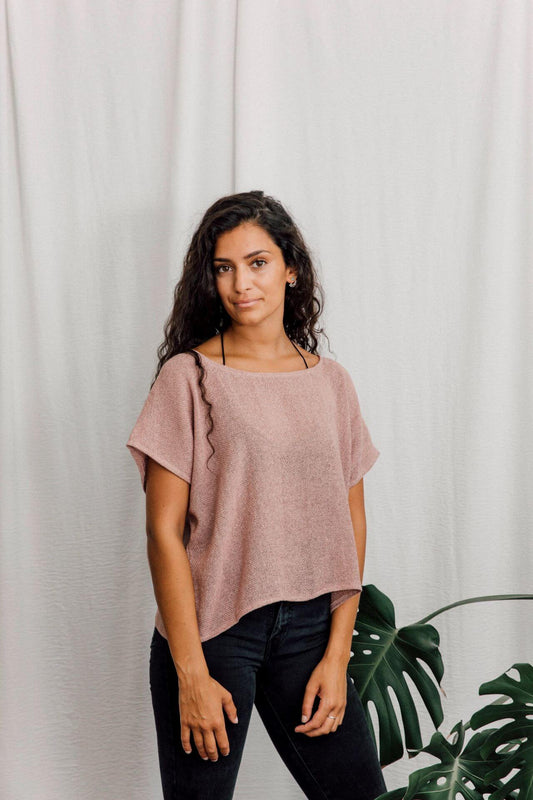 Clothing Dusty Pink Everyday Boxy Tops (various colours) homeware shops bristol gift shops bristol Inka Free