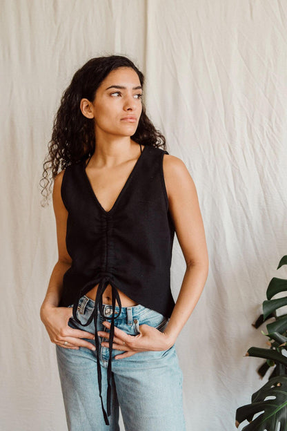 Clothing Inka Drawstring Top - Available in Four Colours homeware shops bristol gift shops bristol Inka Free