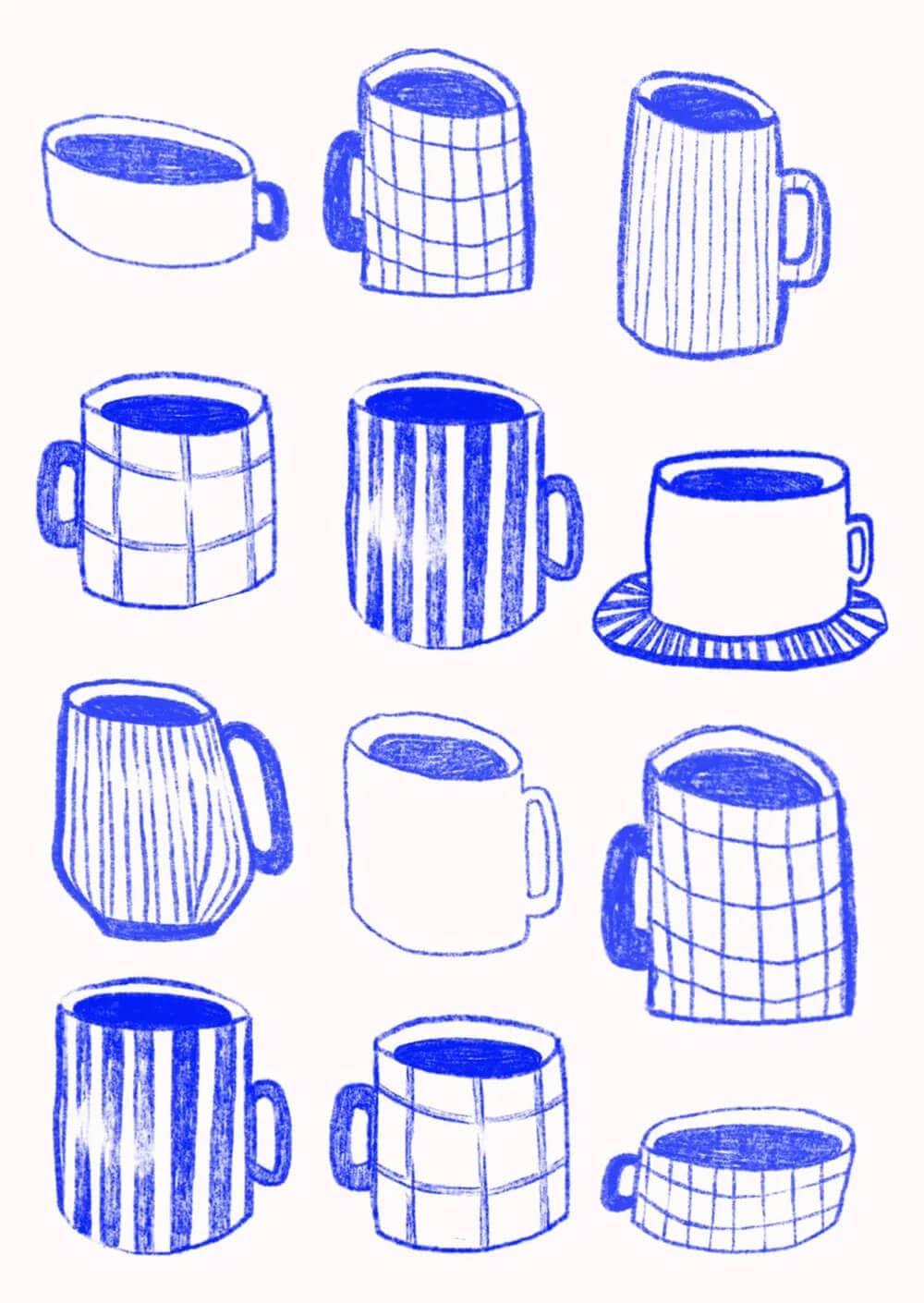 Illustrated Print Tea Time Hot Drink Prints A5 Print (Various Designs) homeware shops bristol gift shops bristol Jemima Ruby