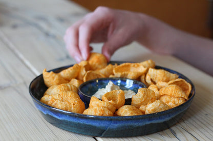 Ceramic Dish Chip and Dip Snack Dish homeware shops bristol gift shops bristol Jen Makes Pots