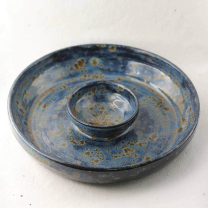 Ceramic Dish Rockpool Chip and Dip Snack Dish homeware shops bristol gift shops bristol Jen Makes Pots