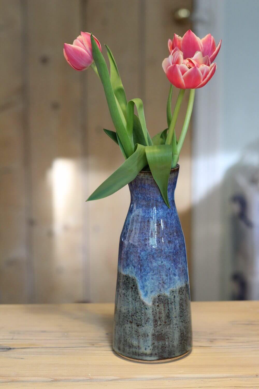 Handthrown Vase Dusken Tide Handthrown Stoneware Landscape Vase homeware shops bristol gift shops bristol Jen Makes Pots