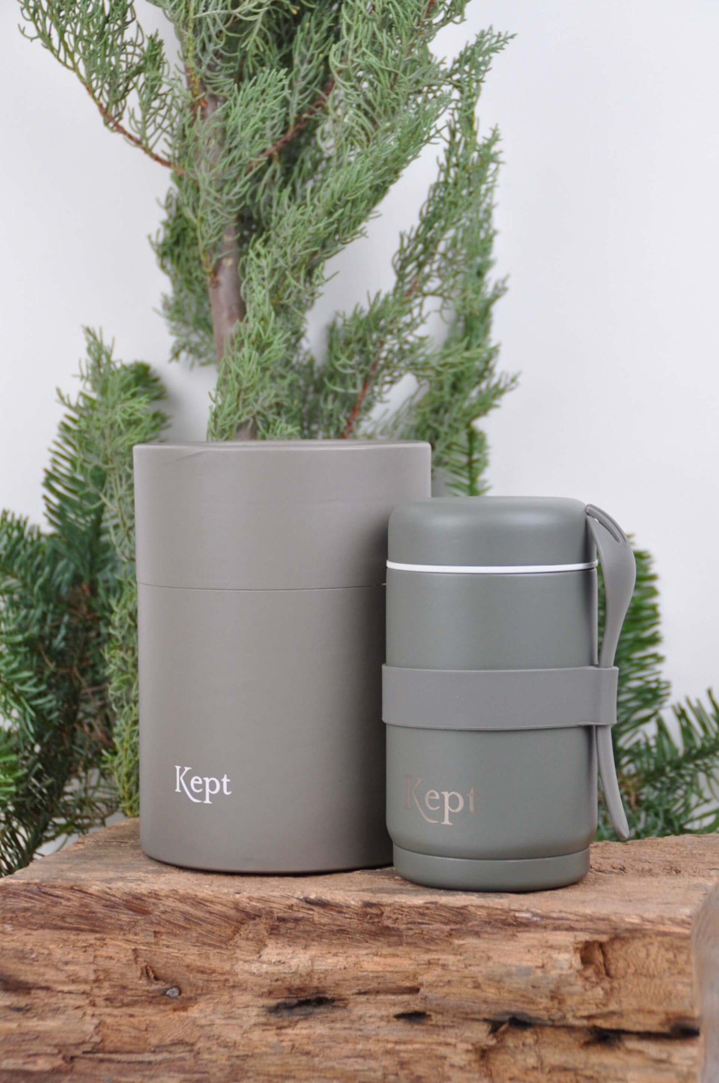 Slate Stainless Steel Reusable Food Jar - 540ml Three Colours homeware shops bristol gift shops bristol Kept For Life