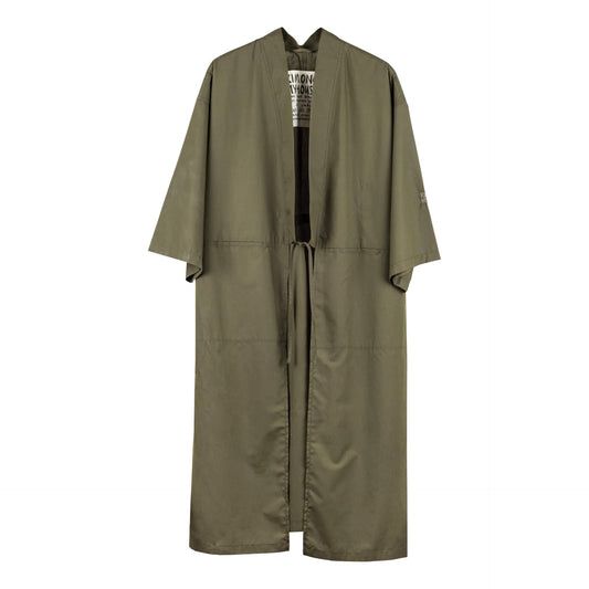 Jackets & Coats Small The House Kimono - Olive Green Crisp Cotton homeware shops bristol gift shops bristol Kimono My House