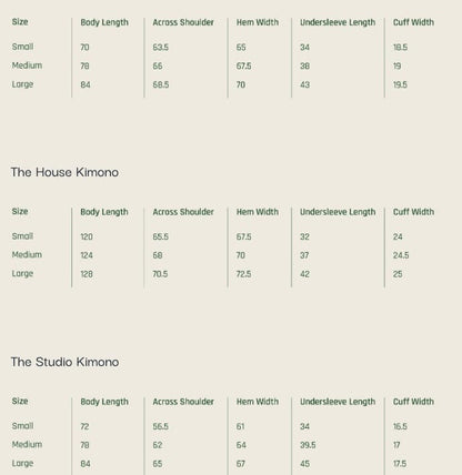 Jackets & Coats The House Kimono - Forest Green Soft Cotton homeware shops bristol gift shops bristol Kimono My House