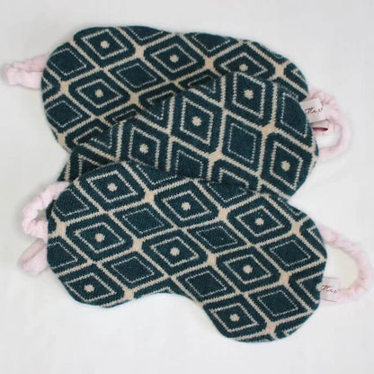 Luxury Knitted Eye Masks homeware shops bristol gift shops bristol Knitluxe Studio