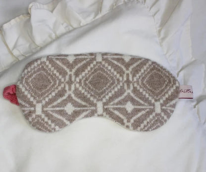 Oatmeal Luxury Knitted Eye Masks homeware shops bristol gift shops bristol Knitluxe Studio