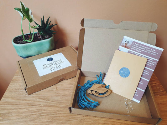 Making Kits Macramé Earrings DIY Kit (Various Colours) homeware shops bristol gift shops bristol Knots and Stalks