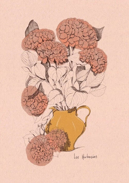 Print Digital print of Les Hortensias (pink) Digital Print of Bristol Scenes A5 (various designs) homeware shops bristol gift shops bristol Laurel Molly