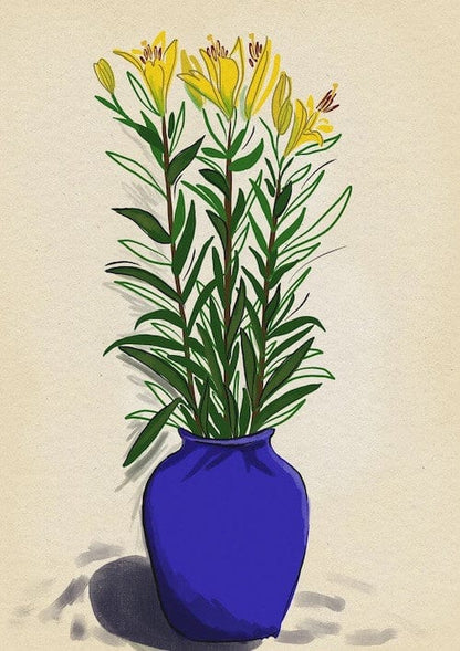 Print Giclee Print of Lily Vase Giclee Print of Bristol Scenes A3 (various designs) homeware shops bristol gift shops bristol Laurel Molly