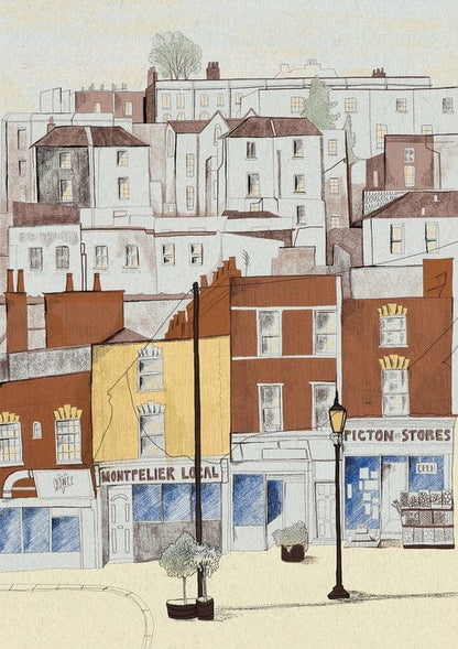Print Giclee Print of Montpelier Giclee Print of Bristol Scenes A3 (various designs) homeware shops bristol gift shops bristol Laurel Molly