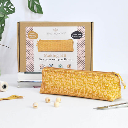 Making Kits Sew Your Own Pencil Case Making Kit homeware shops bristol gift shops bristol Lauren Holloway