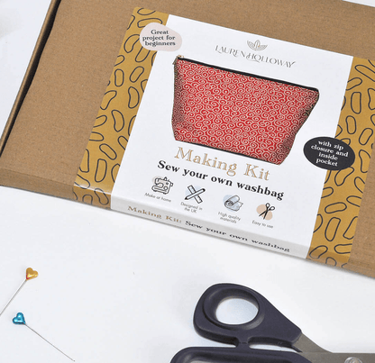 Making Kits Sew Your Own Wash Bag Making Kit homeware shops bristol gift shops bristol Lauren Holloway