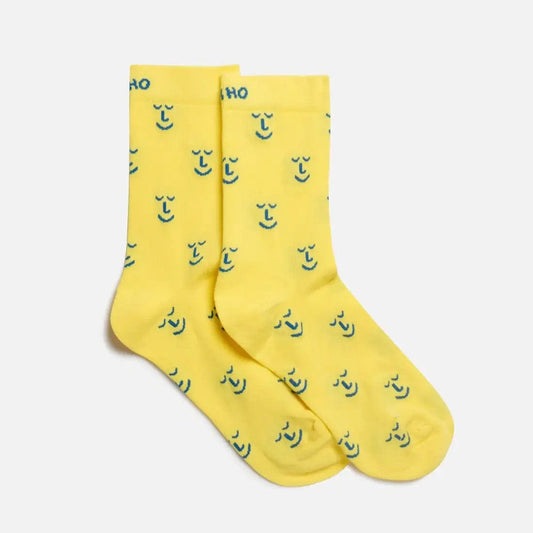 Socks Smiley Bamboo Socks - 'Happy Sunshine' Yellow homeware shops bristol gift shops bristol Leiho